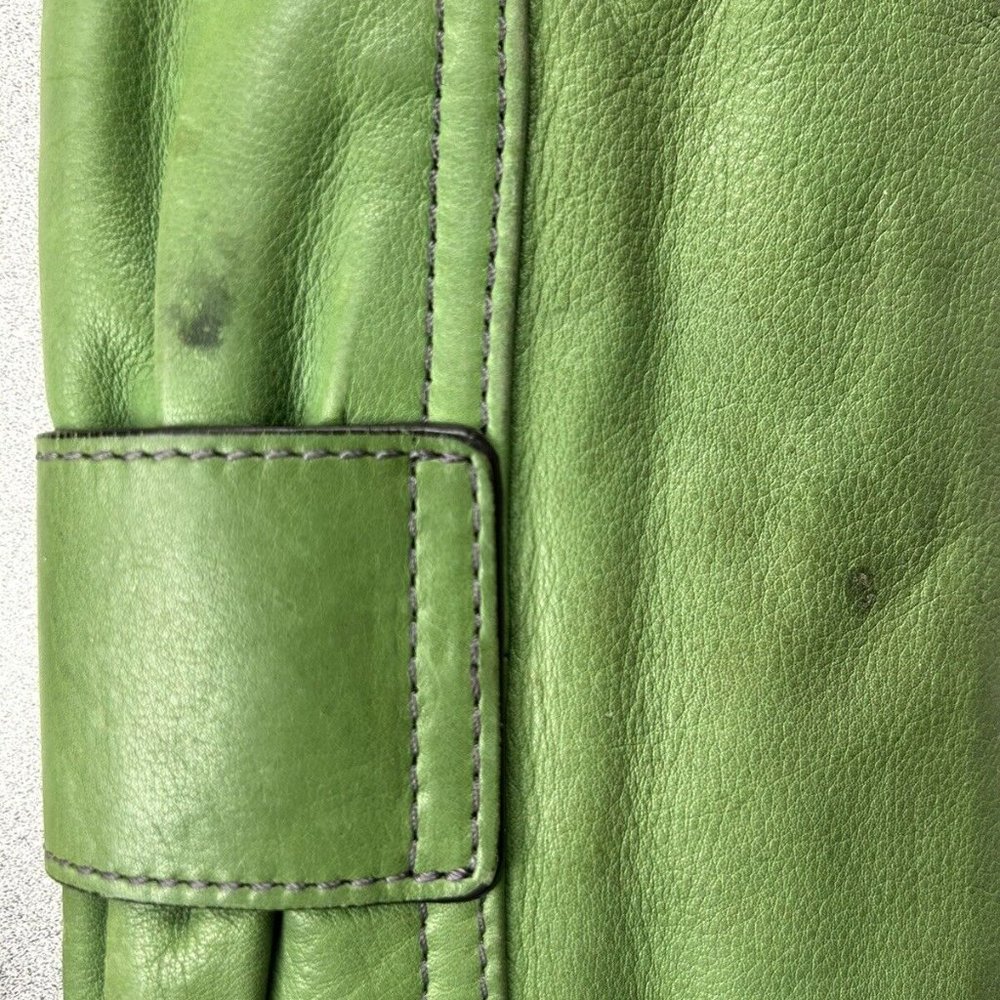 Vintage Juicy Couture Clutch Bag Green Leather - Picture 9 of 14